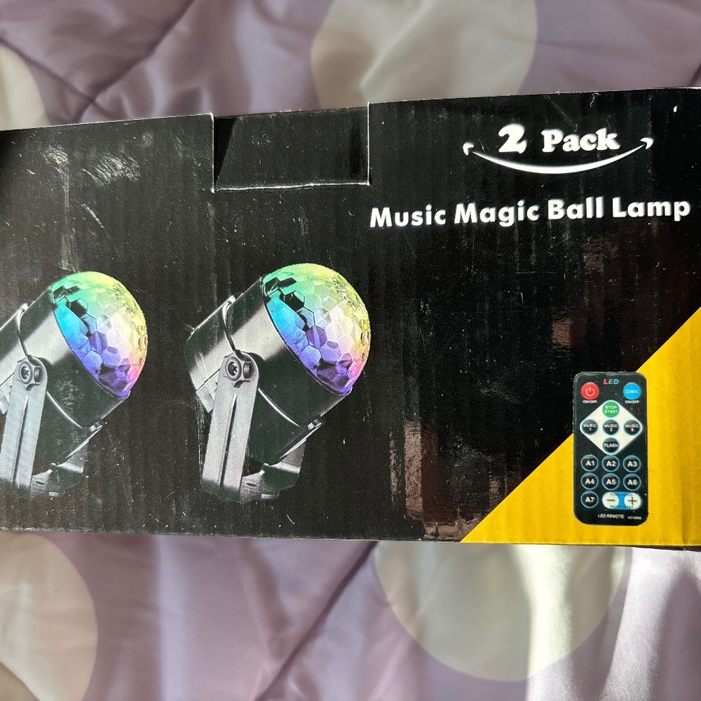Magic ball lamp with music